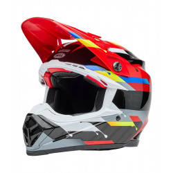 Casque BELL Moto-9S Flex - Renen Nova Gloss Black/Red - Dr Rider