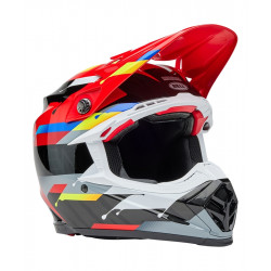 Casque BELL Moto-9S Flex - Renen Nova Gloss Black/Red - Dr Rider