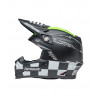 Casque BELL Moto-9S Flex - Fasthouse Smoke Bomb Matte Gloss Black/HiViz Yellow - Dr Rider