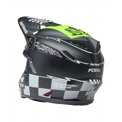 Casque BELL Moto-9S Flex - Fasthouse Smoke Bomb Matte Gloss Black/HiViz Yellow - Dr Rider