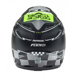 Casque BELL Moto-9S Flex - Fasthouse Smoke Bomb Matte Gloss Black/HiViz Yellow - Dr Rider