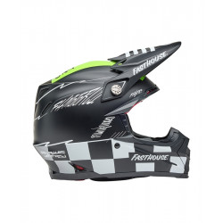 Casque BELL Moto-9S Flex - Fasthouse Smoke Bomb Matte Gloss Black/HiViz Yellow - Dr Rider