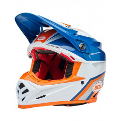 Casque BELL Moto-9S Flex - Merchant Gloss Orange/Blue - Dr Rider