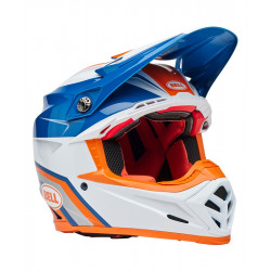 Casque BELL Moto-9S Flex - Merchant Gloss Orange/Blue - Dr Rider