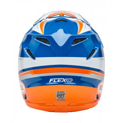 Casque BELL Moto-9S Flex - Merchant Gloss Orange/Blue - Dr Rider