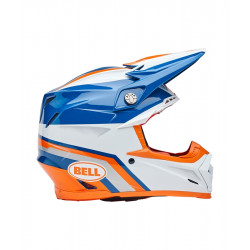 Casque BELL Moto-9S Flex - Merchant Gloss Orange/Blue - Dr Rider