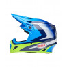 Casque BELL MX-9 Mips - Jackal Gloss Blue/Hi-Viz Yellow - Dr Rider