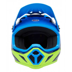 Casque BELL MX-9 Mips - Jackal Gloss Blue/Hi-Viz Yellow - Dr Rider