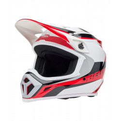 Casque BELL MX-9 Mips - Rift Gloss Red/White - Dr Rider