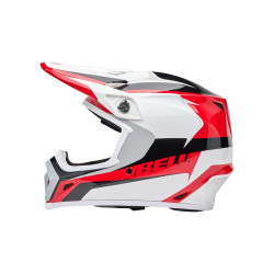 Casque BELL MX-9 Mips - Rift Gloss Red/White - Dr Rider