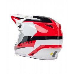Casque BELL MX-9 Mips - Rift Gloss Red/White - Dr Rider
