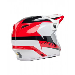 Casque BELL MX-9 Mips - Rift Gloss Red/White - Dr Rider
