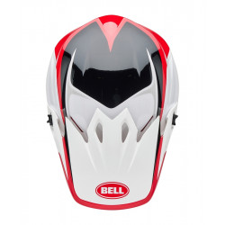 Casque BELL MX-9 Mips - Rift Gloss Red/White - Dr Rider
