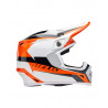 Casque BELL MX-9 Mips - Rift Gloss Orange/White - Dr Rider