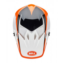Casque BELL MX-9 Mips - Rift Gloss Orange/White - Dr Rider