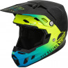 Casque FLY RACING Formula CC Centrum - noir/bleu/jaune fluo - Dr Rider