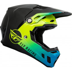 Casque FLY RACING Formula CC Centrum - noir/bleu/jaune fluo - Dr Rider