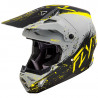 Casque FLY RACING Formula CP Manic - gris mat/noir/jaune - Dr Rider