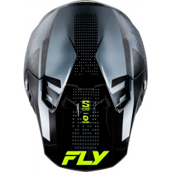 Casque FLY RACING Formula S Carbon Protocol - noir carbone/gris/Hi-Vis - Dr Rider