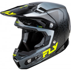 Casque FLY RACING Formula S Carbon Protocol - noir carbone/gris/Hi-Vis - Dr Rider