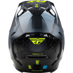 Casque FLY RACING Formula S Carbon Protocol - noir carbone/gris/Hi-Vis - Dr Rider