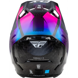 Casque FLY RACING Formula S Carbon Protocol - noir carbone/bleu/rose - Dr Rider