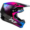 Casque FLY RACING Formula S Carbon Protocol - noir carbone/bleu/rose - Dr Rider