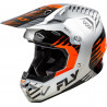 Casque FLY RACING Formula CP Slice - gris/orange/noir - Dr Rider