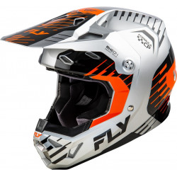 Casque FLY RACING Formula CP Slice - gris/orange/noir - Dr Rider