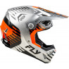 Casque FLY RACING Formula CP Slice - gris/orange/noir - Dr Rider