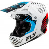 Casque FLY RACING Formula CP Slice - blanc/rouge/cyan - Dr Rider