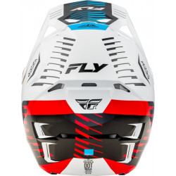 Casque FLY RACING Formula CP Slice - blanc/rouge/cyan - Dr Rider