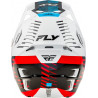 Casque FLY RACING Formula CP Slice - blanc/rouge/cyan - Dr Rider