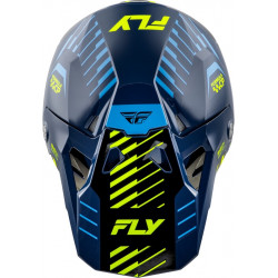 Casque FLY RACING Formula CP Slice - Navy/Hi-Vis/blanc - Dr Rider