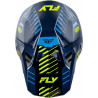 Casque FLY RACING Formula CP Slice - Navy/Hi-Vis/blanc - Dr Rider