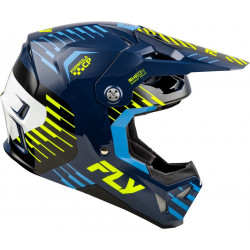 Casque FLY RACING Formula CP Slice - Navy/Hi-Vis/blanc - Dr Rider
