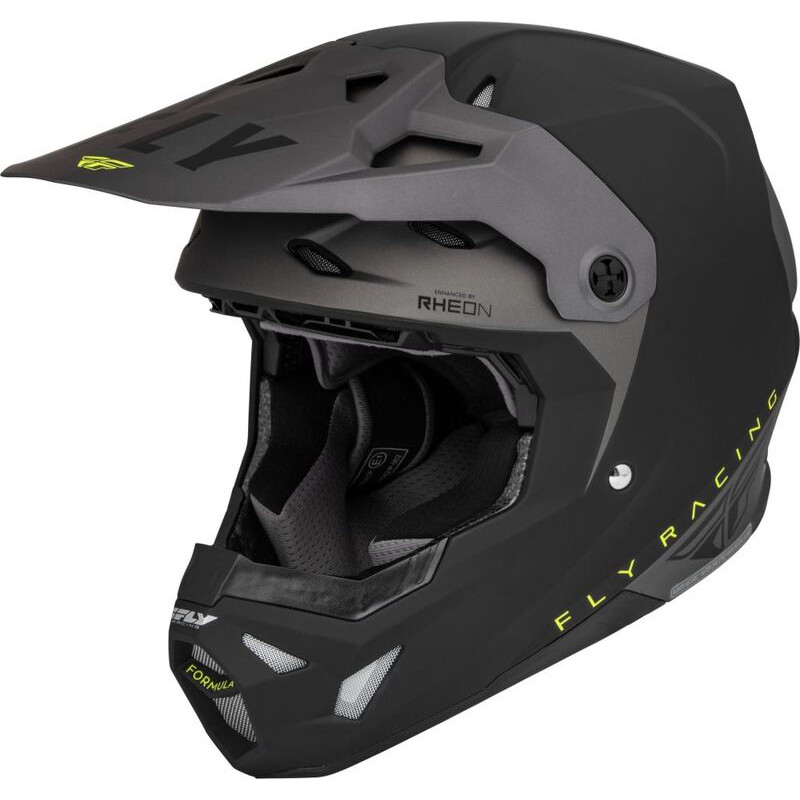 Casque FLY RACING Formula CP Slant Noir/Gris/Jaune Fluo XL - Dr Rider