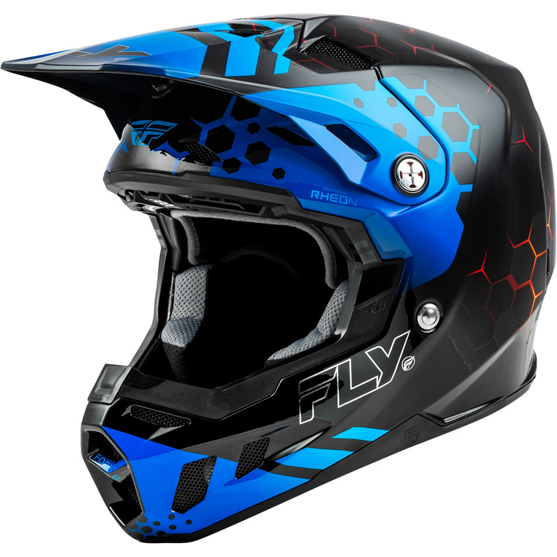 Casque FLY RACING Formula CC Tektonic - noir/bleu/rouge - Dr Rider