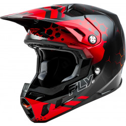 Casque FLY RACING Formula CC Tektonic - noir/rouge/orange - Dr Rider