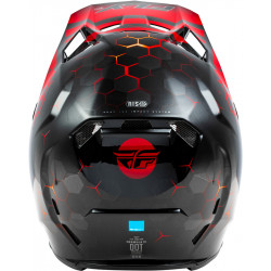 Casque FLY RACING Formula CC Tektonic - noir/rouge/orange - Dr Rider