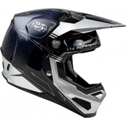 Casque FLY RACING Formula Smart Carbon Legacy - bleu carbone/argent - Dr Rider