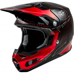 Casque FLY RACING Formula Smart Carbon Legacy - rouge carbone/noir - Dr Rider
