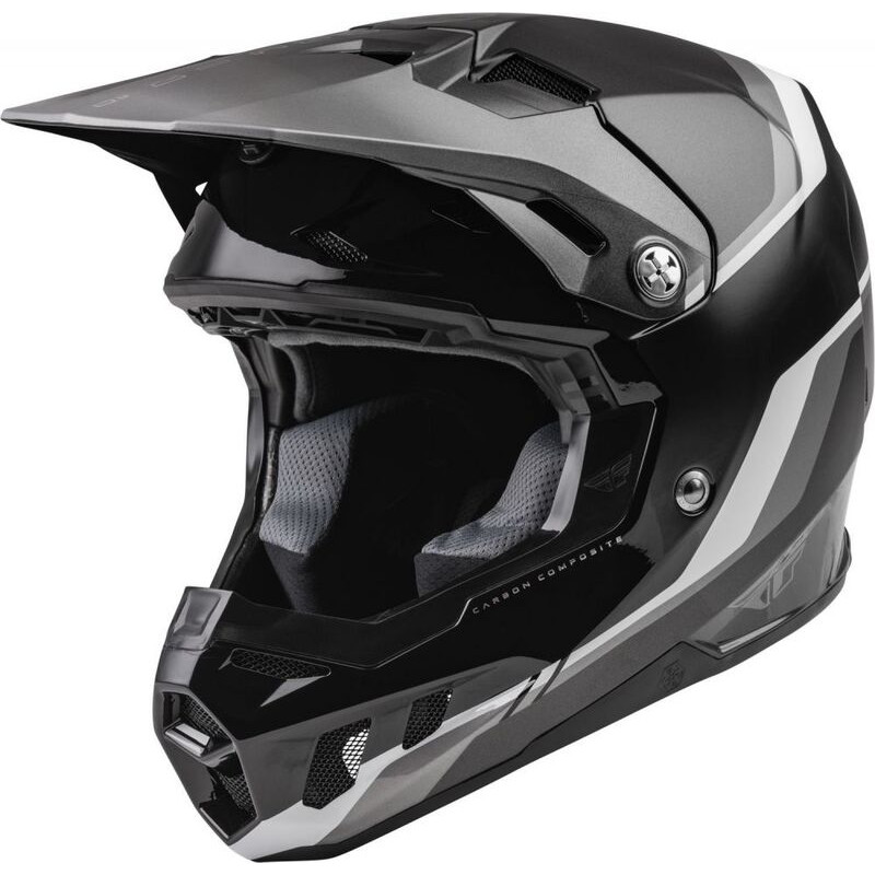 Casque FLY RACING Formula CC Driver Noir/Charcoal/Blanc XL - Dr Rider