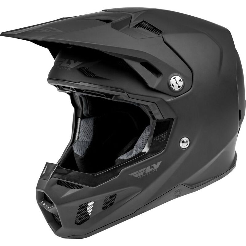 Casque FLY RACING Formula CC Solid Noir Mat S - Dr Rider