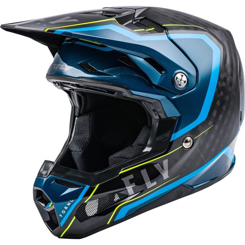 Casque FLY RACING Formula Carbon Axon Noir/Bleu XL - Dr Rider