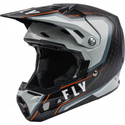 Casque FLY RACING Formula Carbon Axon Noir/Gris/Orange XL - Dr Rider