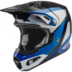 Casque FLY RACING Formula Carbon Prime Bleu/Blanc/Bleu Carbon L - Dr Rider