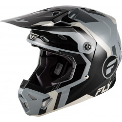 Casque FLY RACING Formula CP Seal - noir/gris - Dr Rider