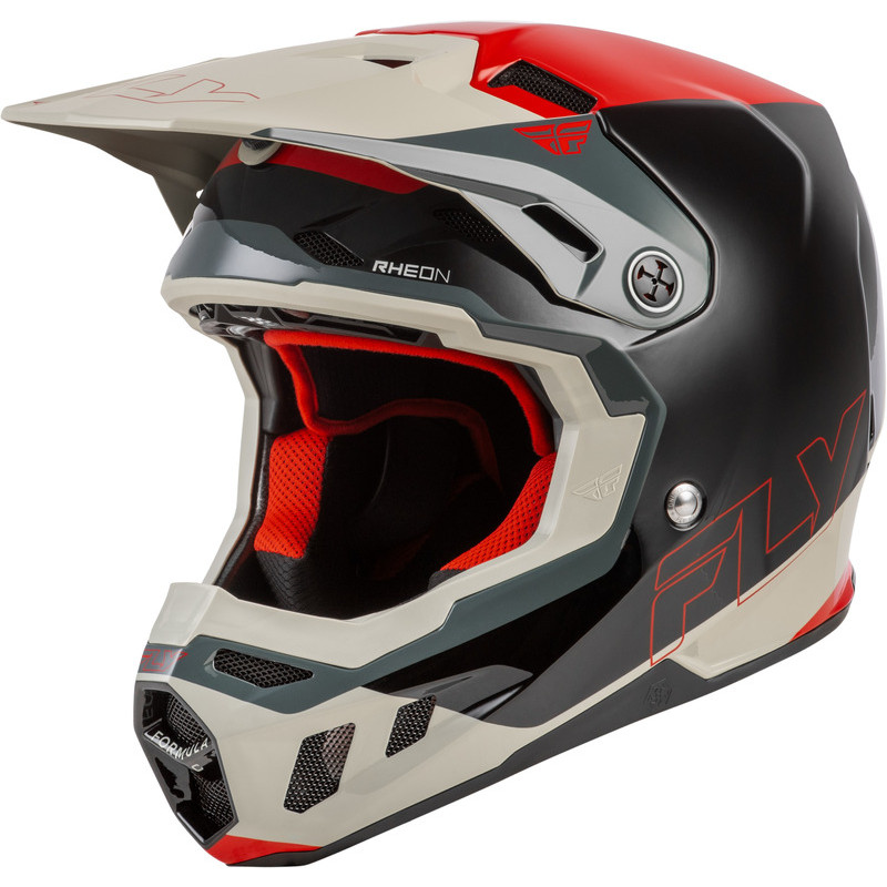 Casque FLY RACING Formula CC Glide - noir/rouge/gris - Dr Rider
