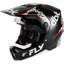 Casque FLY RACING Formula CP Special Edition DBK - noir/blanc/rouge - Dr Rider